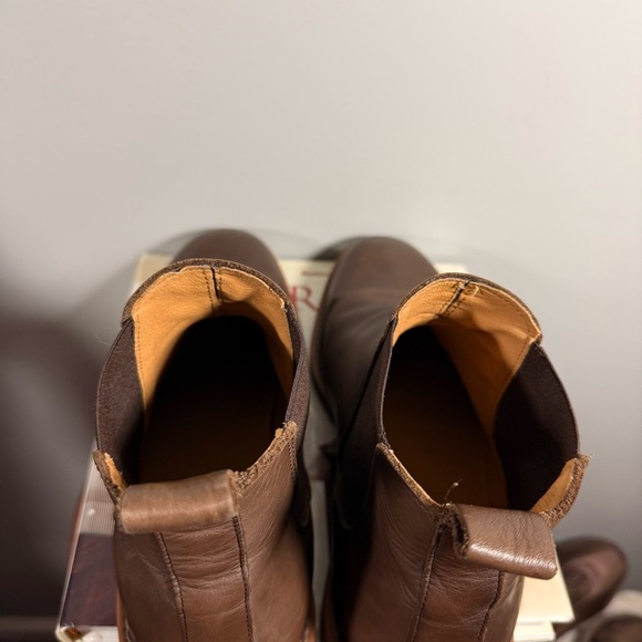 Black Brown Black Crown 1826 Dark Brown Leather Men’s Ankle Boots - Picture 7 of 15